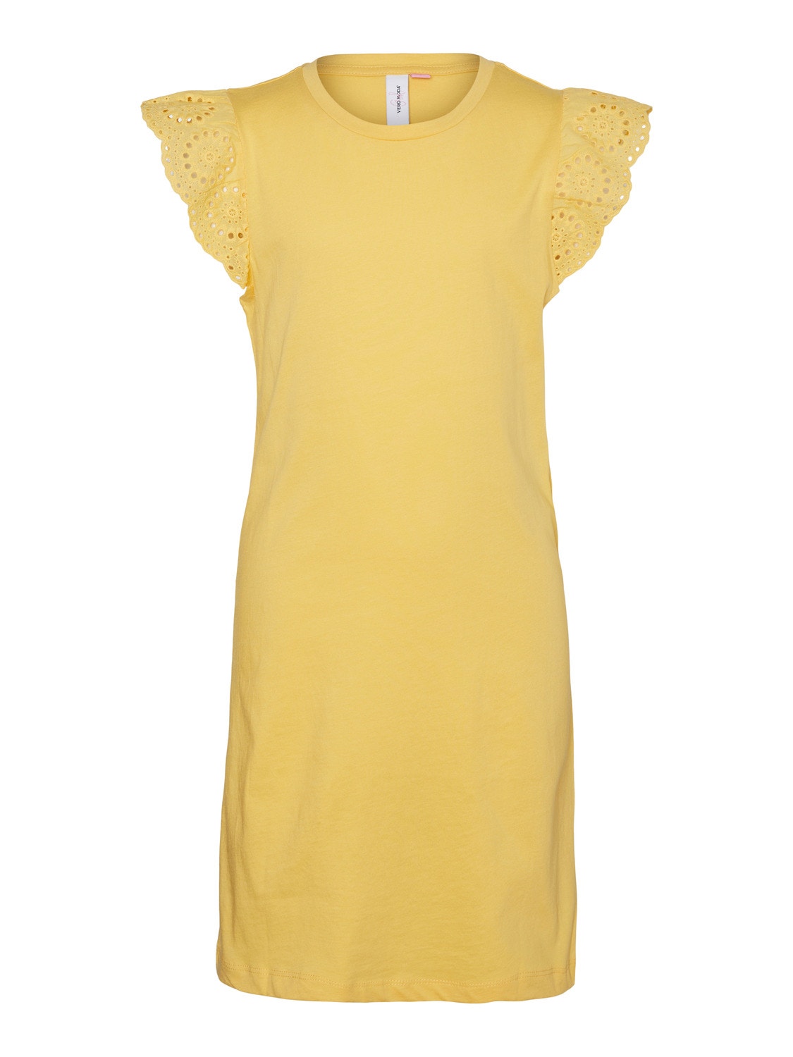Vero Moda VMEMILY Kort kjole -Golden Cream - 10287398