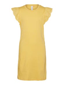 Vero Moda VMEMILY Kort klänning -Golden Cream - 10287398