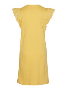 Vero Moda VMEMILY Krótka sukienka -Golden Cream - 10287398