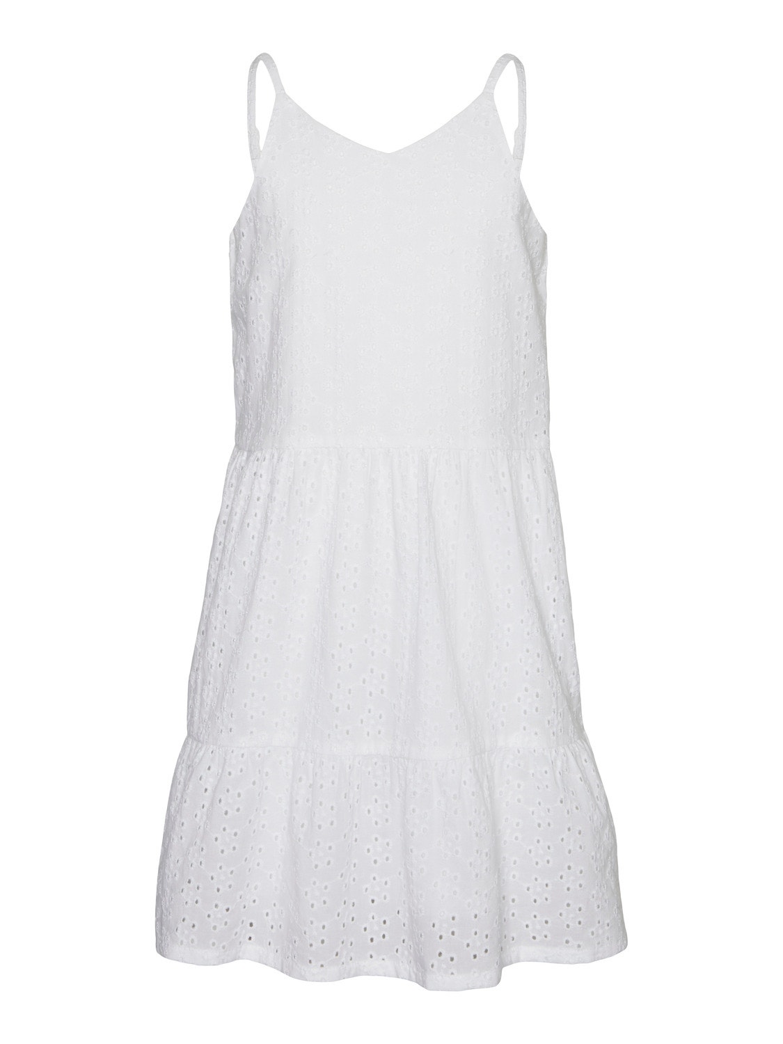 Vero Moda VMCAITLYN Krótka sukienka -Bright White - 10287405