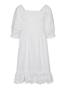 Vero Moda VMCAITLYN Kort kjole -Bright White - 10287406