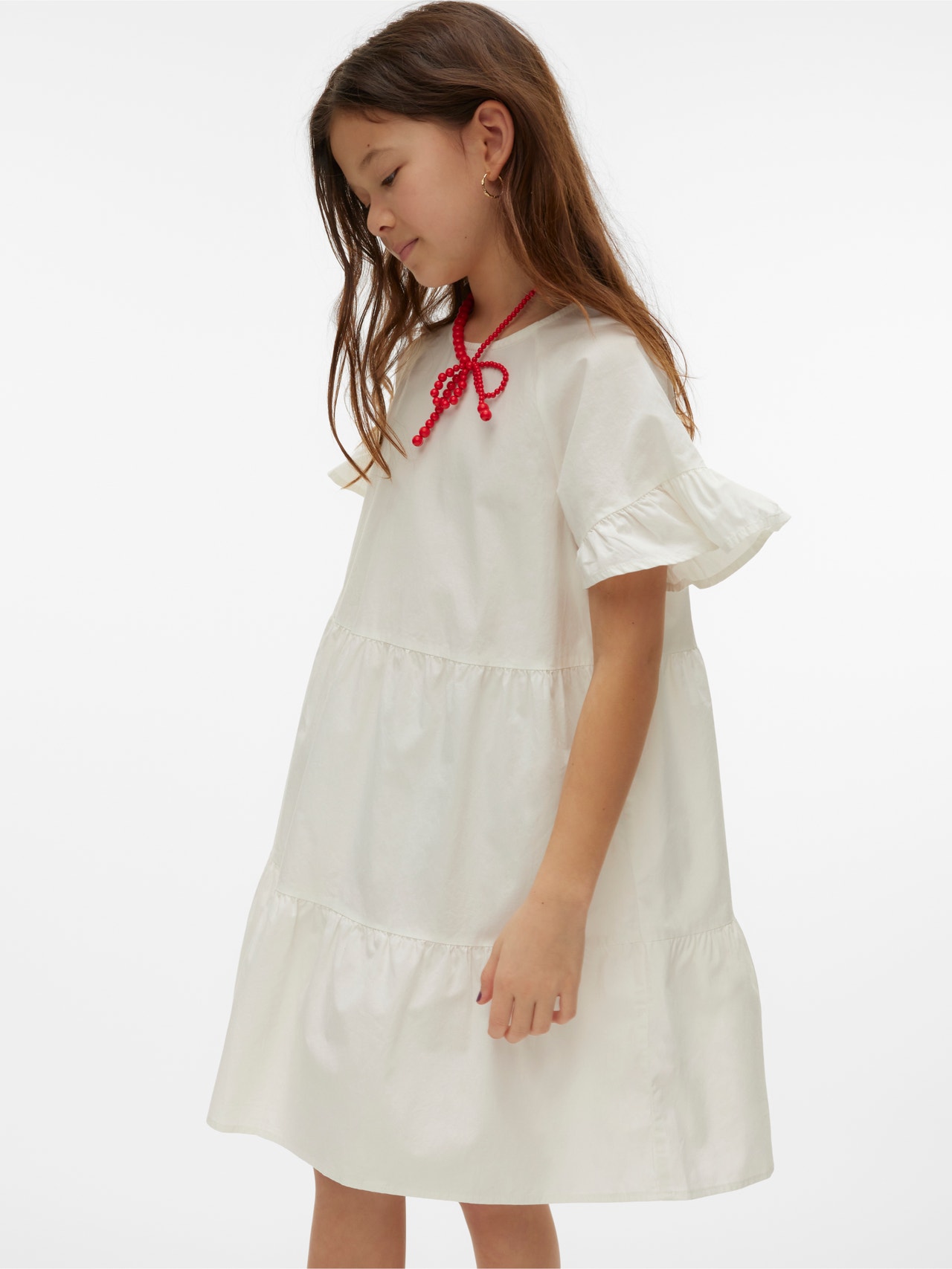 Vero Moda VMCHARLOTTE Kort kjole -Snow White - 10287423