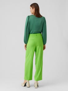 Vero Moda VMTROIANZELDA Mittlere Taille Hose -Jasmine Green - 10287434