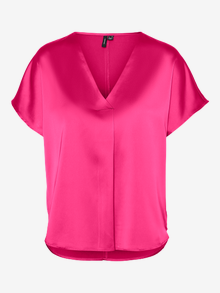Vero Moda VMHABY Top -Pink Yarrow - 10287447