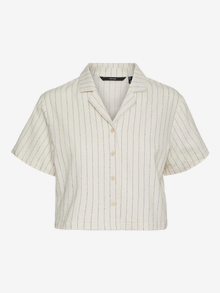 Vero Moda VMMINASAJA Shirt -Oatmeal - 10287498