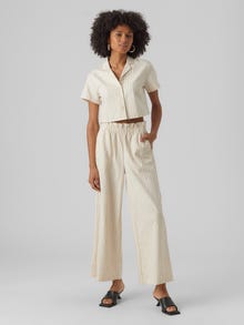 Vero Moda VMMINASAJA Shirt -Oatmeal - 10287498