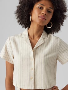 Vero Moda VMMINASAJA Shirt -Oatmeal - 10287498