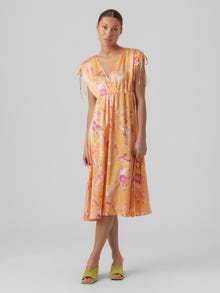 Vero Moda VMHEART Lange jurk -Mock Orange - 10287519