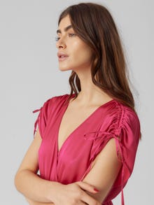 Vero Moda VMHEART Lange jurk -Pink Yarrow - 10287519