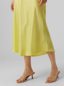 Vero Moda VMHEART Hohe Taille Langer Rock -Limeade - 10287526