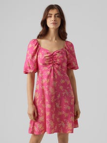 Vero Moda VMHIA Korte jurk -Pink Yarrow - 10287550