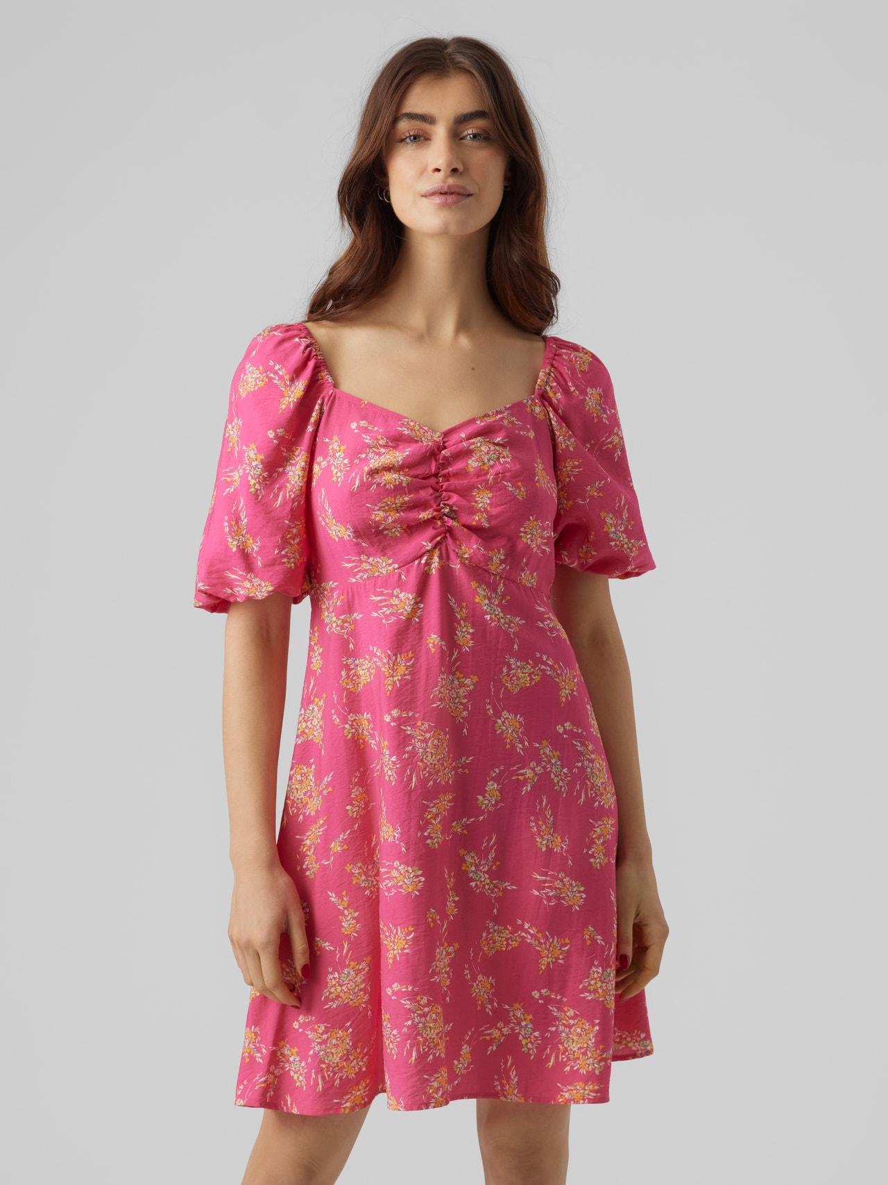Vero Moda VMHIA Kort kjole -Pink Yarrow - 10287550