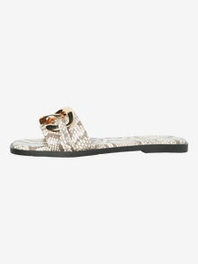 Vero Moda Square toe Sandal -Oatmeal - 10287682