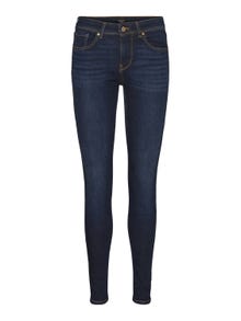 Vero Moda VMLUX Slim Fit Jeans -Dark Blue Denim - 10287707