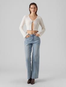 Vero Moda VMLOLLIE Knit Cardigan -Snow White - 10287891