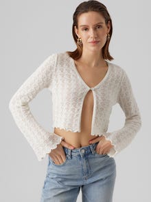Vero Moda VMLOLLIE Knit Cardigan -Snow White - 10287891