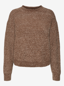 Vero Moda VMAGATE Pullover -Brown Lentil - 10288114