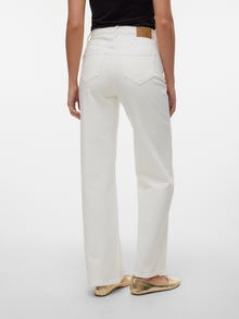 Vero Moda VMTESSA Tiro alto Vaqueros -Bright White - 10288257