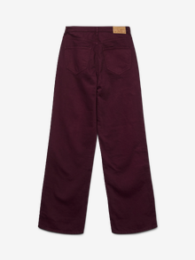 Vero Moda VMTESSA Taille haute Wide Fit Jeans -Winetasting - 10288257