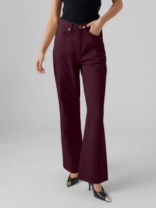 Vero Moda VMTESSA Taille haute Wide Fit Jeans -Winetasting - 10288257