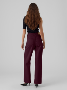 Vero Moda VMTESSA Taille haute Wide Fit Jeans -Winetasting - 10288257