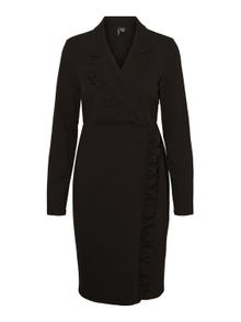 Vero Moda VMALBIE Lange jurk -Black - 10288341