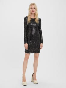 Vero Moda VMAURA Krótka sukienka -Black - 10288366