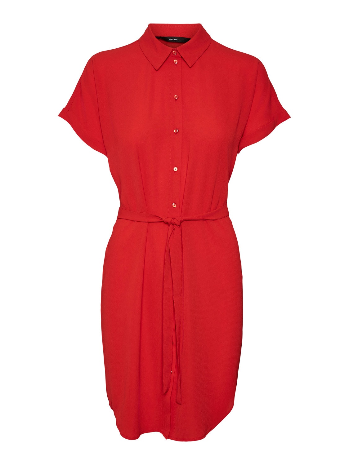 Vero Moda VMSASHA Kort kjole -Chinese Red - 10288496