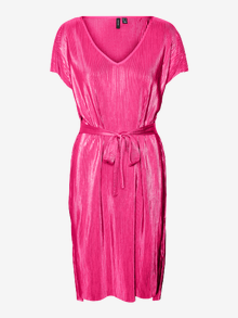 Vero Moda VMUVI Short dress -Pink Yarrow - 10288526
