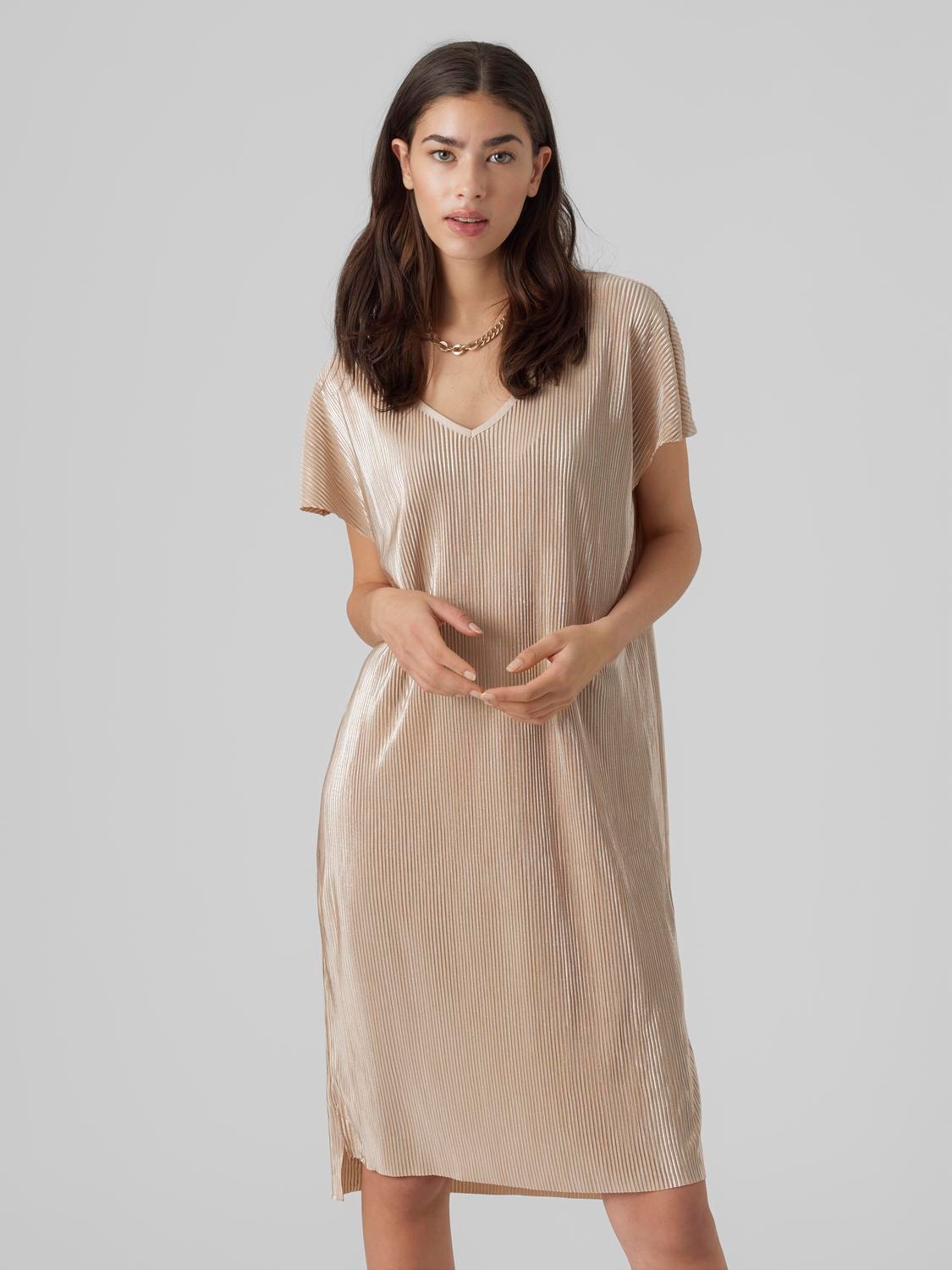 Productie Schaar Mail Korte jurk | Midden Grijs | Vero Moda®