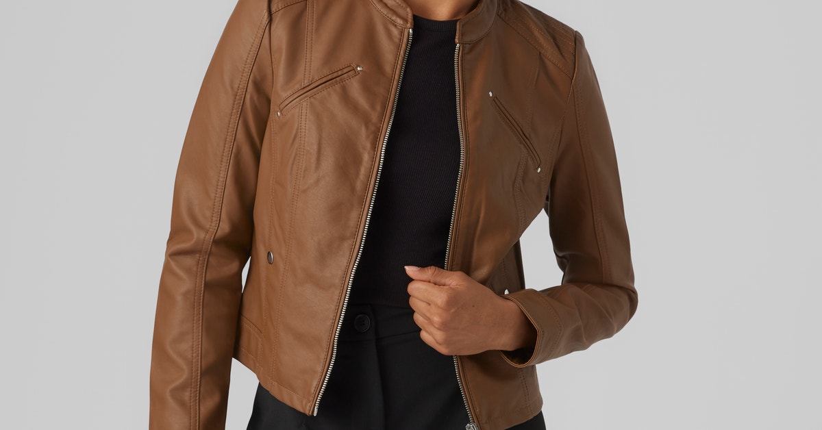 Giubbino Pelle Donna Only Vero Moda Tall VMMALOU COATED JACKET