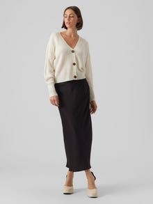 Vero Moda VMCLOE Høj talje Lang nederdel -Black - 10288631