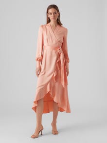 Vero Moda VMCELINE Lång klänning -Dusty Pink - 10288632