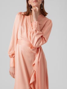 Vero Moda VMCELINE Lång klänning -Dusty Pink - 10288632