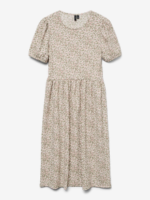 Vero Moda VMGELINA Long dress -Pumice Stone - 10288637