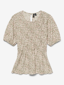 Vero Moda VMGELINA Top -Pumice Stone - 10288638