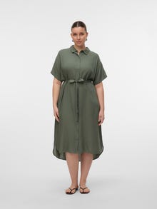 Vero Moda VMBUMPY Dlhé šaty -Laurel Wreath - 10288805