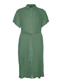 Vero Moda VMBUMPY Długa sukienka -Hedge Green - 10288805