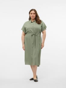 Vero Moda VMBUMPY Robe longue -Hedge Green - 10288805