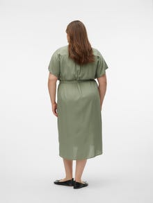 Vero Moda VMBUMPY Langes Kleid -Hedge Green - 10288805