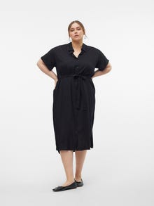 Vero Moda VMBUMPY Lange jurk -Black - 10288805