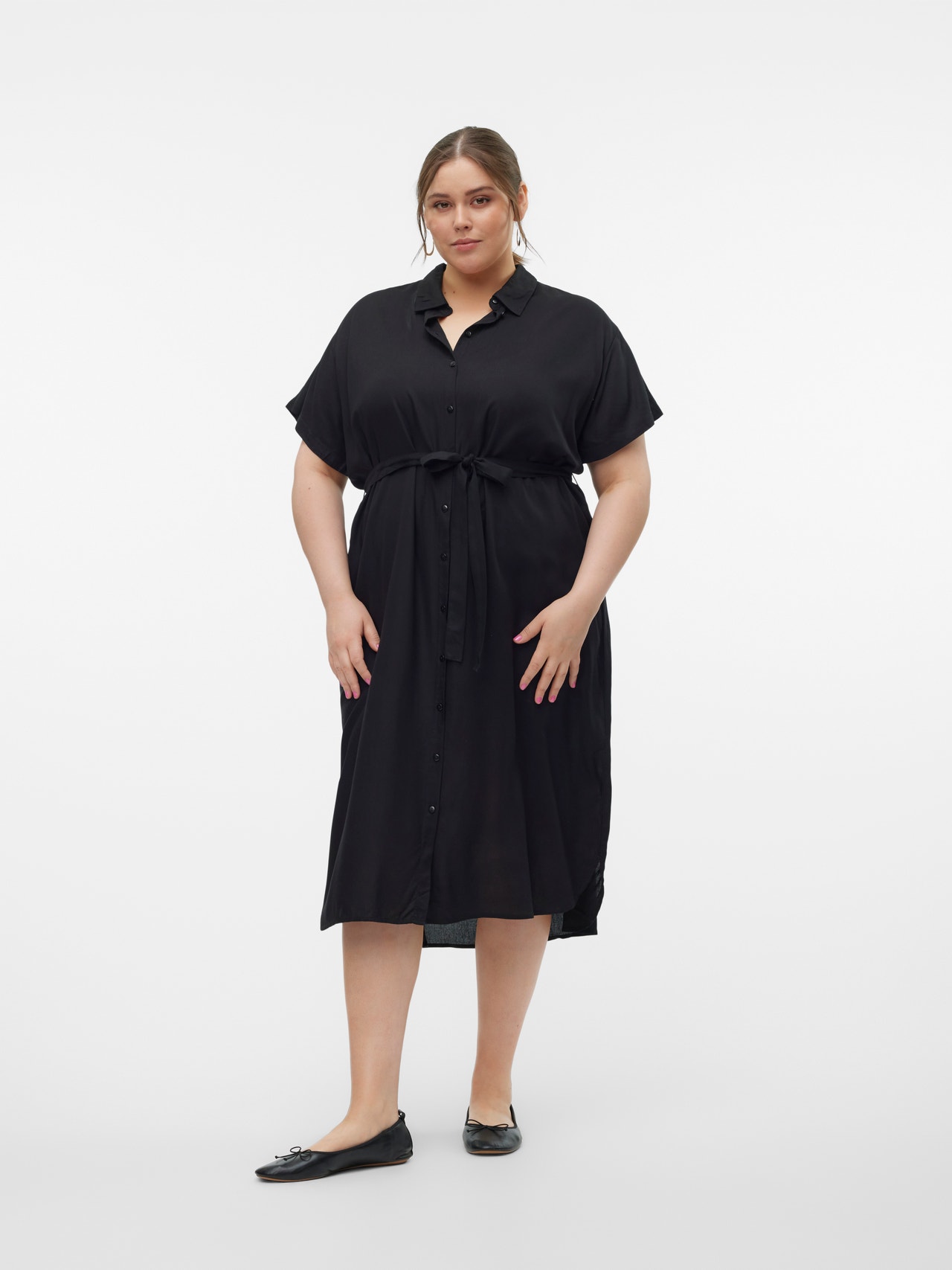 Vero Moda VMBUMPY Lange jurk -Black - 10288805