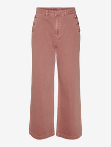 Vero Moda VMMARGOT High rise Wide Fit Jeans -Light Mahogany - 10288823