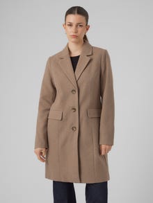 Vero Moda VMGIANNACINDY Jas -Brown Lentil - 10288831