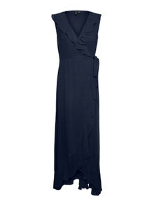 Vero Moda VMSILLE Lång klänning -Navy Blazer - 10288837