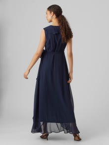 Vero Moda VMSILLE Lang kjole -Navy Blazer - 10288837