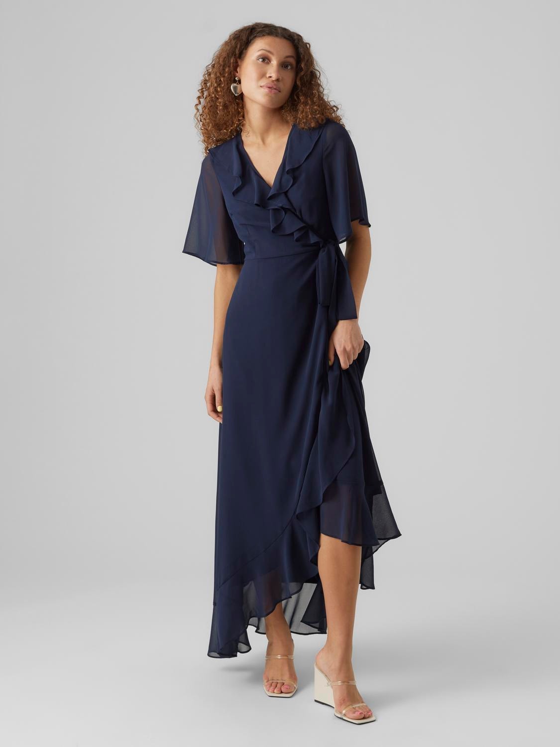 Bare gør Mos tromme Loose Fit V-Neck Long dress with 30% discount! | Vero Moda®