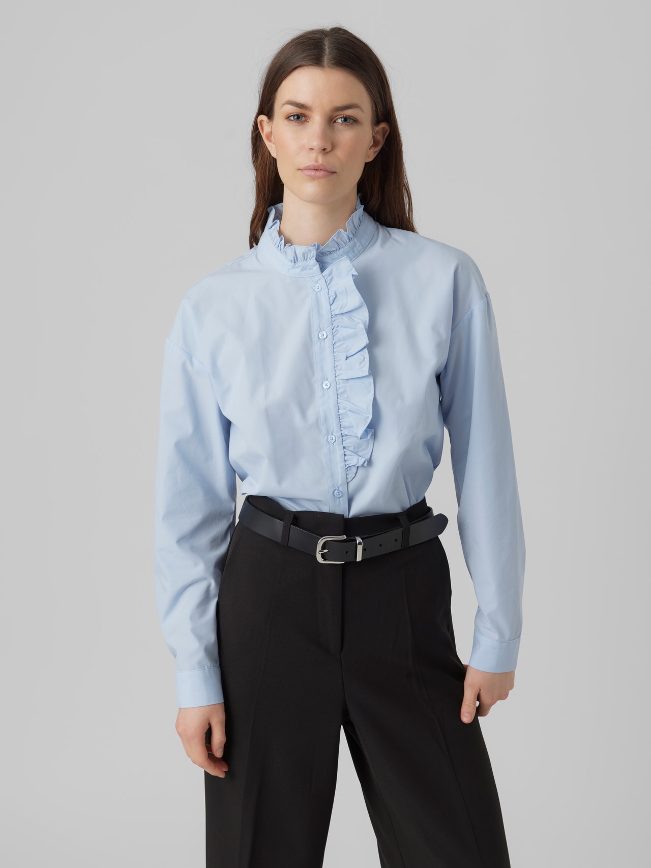 Vero Moda VMVIBE Skjorte -Cashmere Blue - 10289000