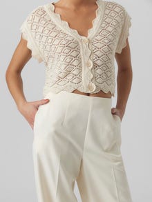 Vero Moda VMANIPAULINE Hohe Taille Hose -Birch - 10289117