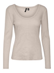 Vero Moda VMSUGAR Top -Pumice Stone - 10289135